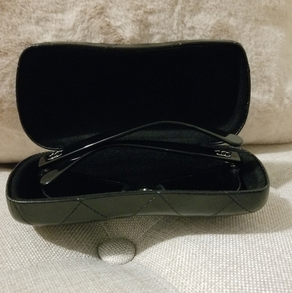 Chanel Square Sunglasses, Polarized Lenses, Black - Picture 7 of 8